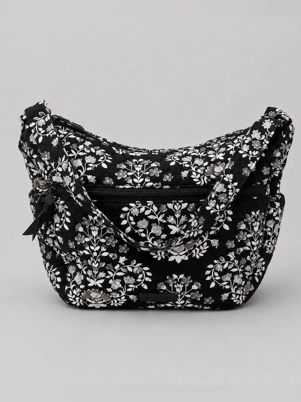 Vera Bradley Chandelier Noir Hobo Bag Essential Shoulder Purse Quilted Bohemian